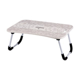 regalo italiano regalo italiano tavolino pieghevole con porta tablet mdf e ferro 60 x 40 cm h 26 cm colazione letto e divano 1 pz ean 8057586091160