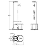 immagine-7-sined-kit-tritone-fontana-per-esterno-con-secchiello-da-5-litri-in-polietilene-bianco-ean-8025431018297