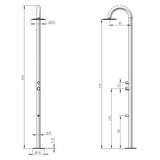 immagine-7-sined-palau-doccia-da-piscina-curva-in-acciaio-316l-con-miscelatore-e-lavapiedi-inox-satinato-ean-8025431016736