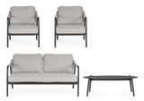 bizzotto bizzotto set salotto miravet divano 2 poltrone e tavolino antracite ean 8051836669000