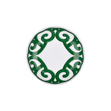 guzzini guzzini set 6 posti tavola harmonia natalizia porcellana bianco verde 18 pz ean 13291464