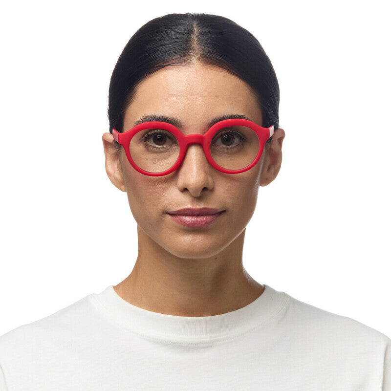 okkia okkia occhiale da lettura mod lauro premontato soft touch red diottrie 2 50 ean 8056211371066