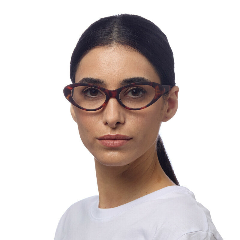 okkia okkia occhiale da lettura mod lina cat eye classic havana diottrie 2 50