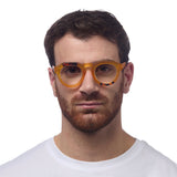 okkia okkia occhiale da lettura mod zeno soft touch anti luce blu giallo havana diottrie 1 00 ean 8055773197077