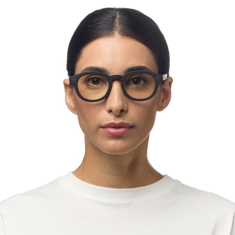 okkia okkia occhiale da lettura mod nashville premontato soft touch spring anti luce blu nero diottrie 2 00 ean 8056211374951