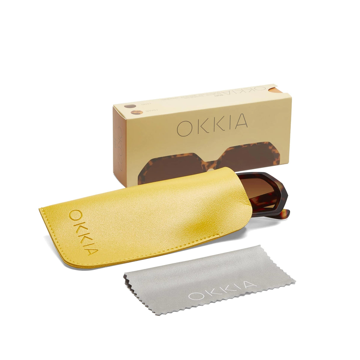 okkia okkia occhiale da sole premontato esagonale mod andrea classic havana ean 8055773198098