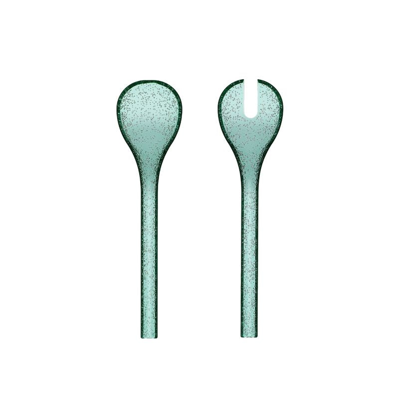 Zani Serafino Salad Server Memento Synth Blue Avio