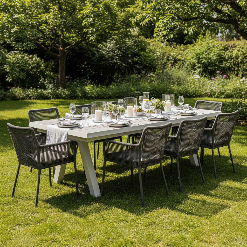 Krion Bianco – Giardino esteso