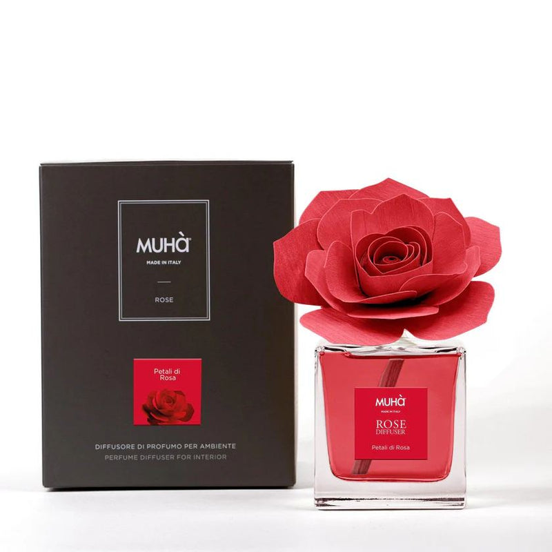Muhà Red Rose Rose Petals Diffuser 100 ml
