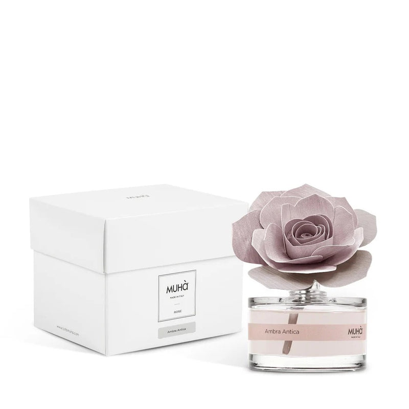 Muhà Scented Diffuser Rosa Rosa Wedding Favor Amber Antica 50ml