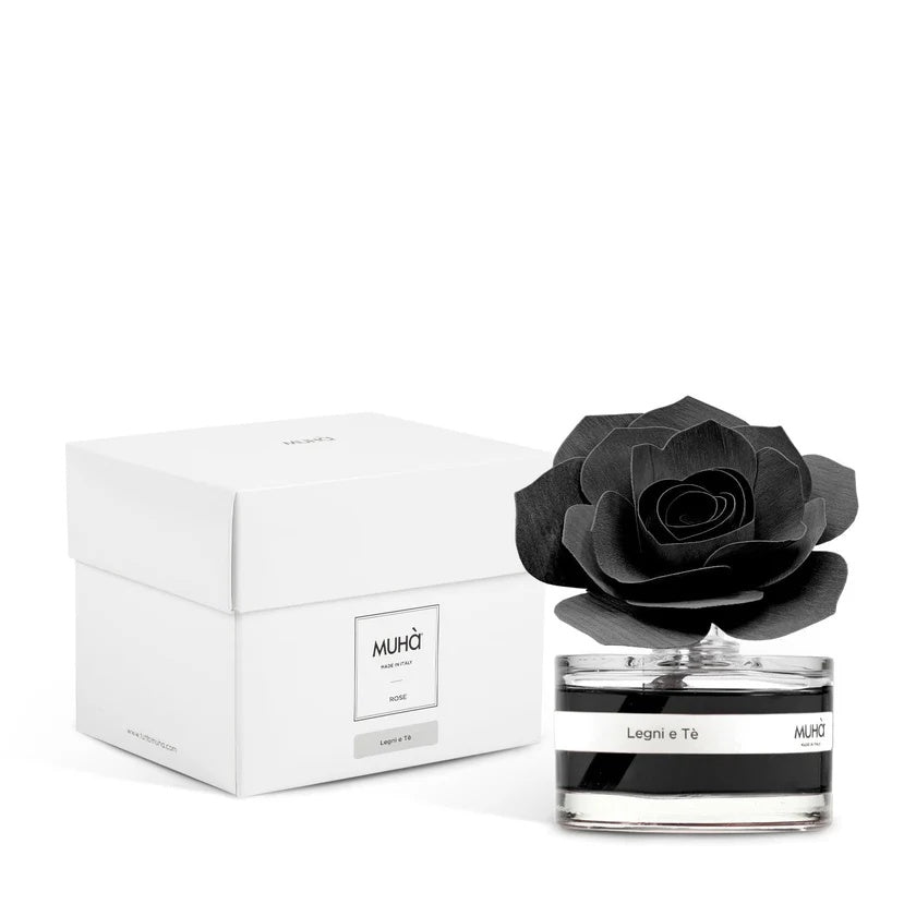 Muhà Rose Diffuser Home Fragrance Woods and Tea 50ML Black