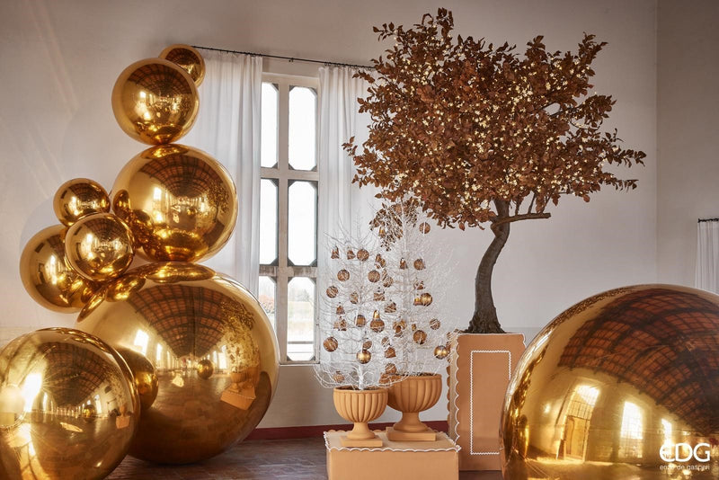 EDG Enzo De Gasperi Decor Mirror Ball D 180 Cm Silver