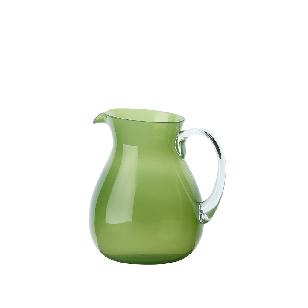 Zani Serafino Caraffa Small Pitcher Synth Lime Colored in Methacrylate 1 Lt