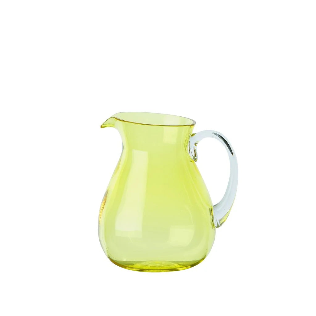 Zani Serafino Caraffa Synth Small Pitcher Transparent Yellow Methacrylate 1 Lt