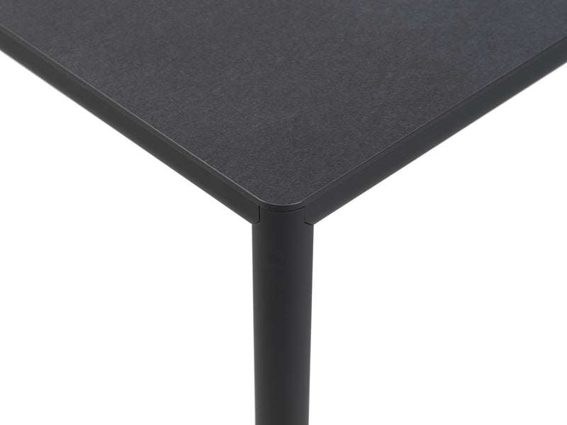 Nardi Piave 70 Square Table Painted Anthracite Laminate Materia Anthracite