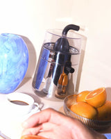 Alessi Toru Electric Citrus Juicer Black in Stainless Steel and Thermoplastic Resin
