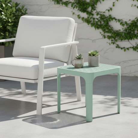 Net Table 40 Mint Modern Terrace