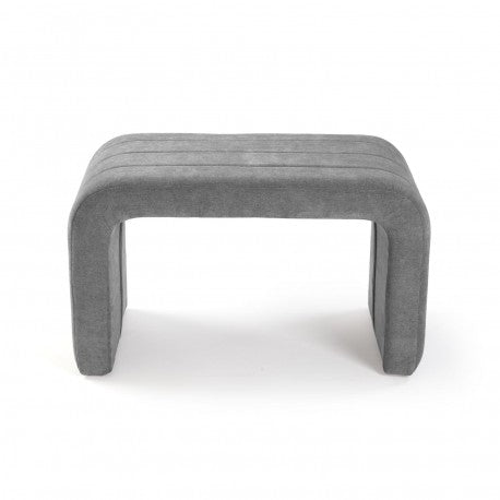 Light Grey Padded Bench