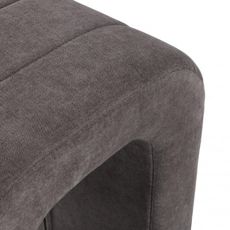 Versa Dark Grey Padded Bench