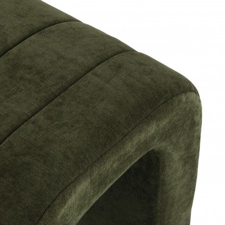 Pancha Green Padded Bench