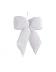 Bizzotto Linsey White Bow Hanging Decoration H 48 cm for Christmas Tree