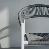 Poltrona Milano dettaglio wicker
