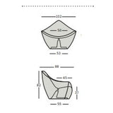 Plust Poltrona Vela Light Indoor & Outdoor Bianco Light