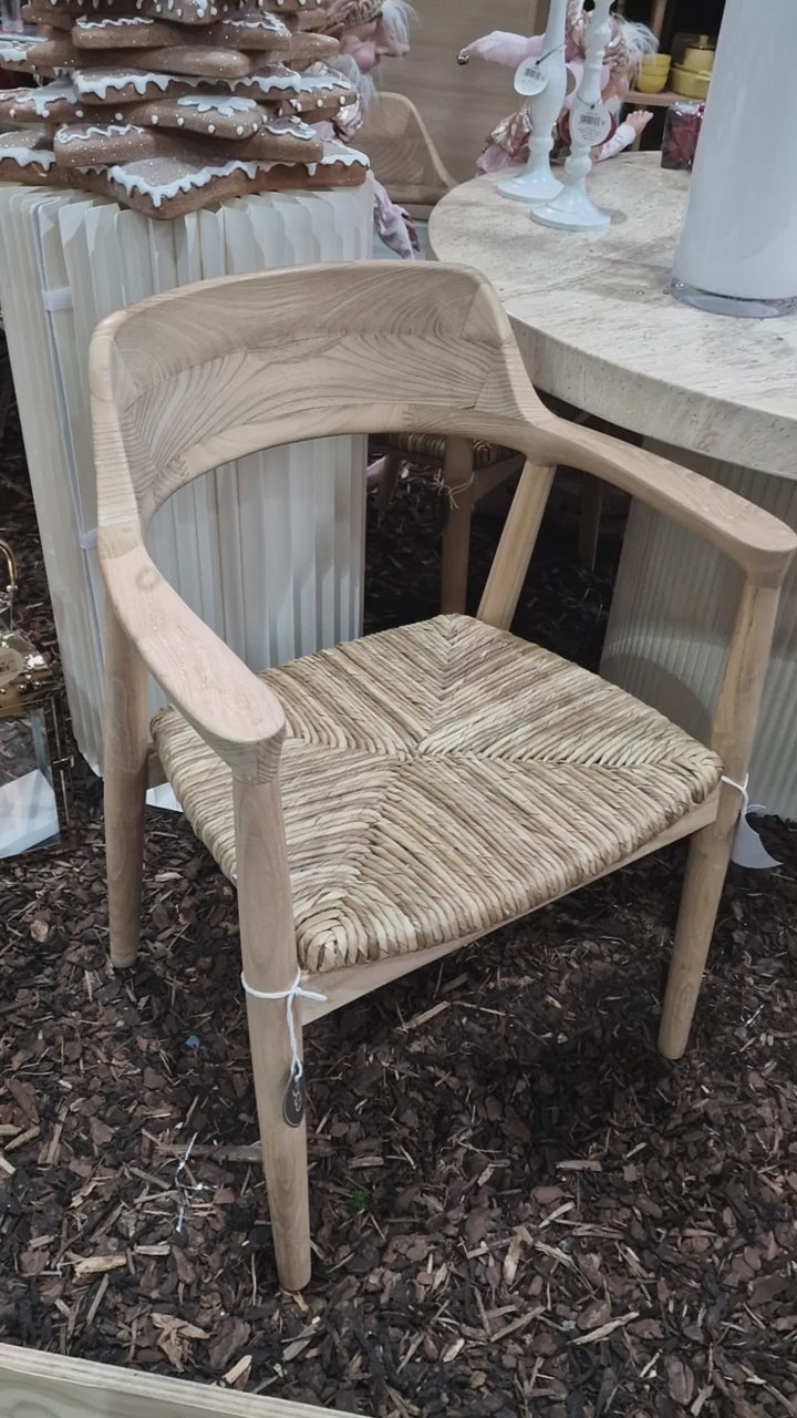 EDG Enzo De Gasperi Chair In Sungkai H 80 Cm L 50 Cm L 55 Cm Natural Brown