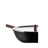 Padella Alta Alessi Edo 28 cm Marrone con Manico Lungo – Padella in Acciaio Design Elegante