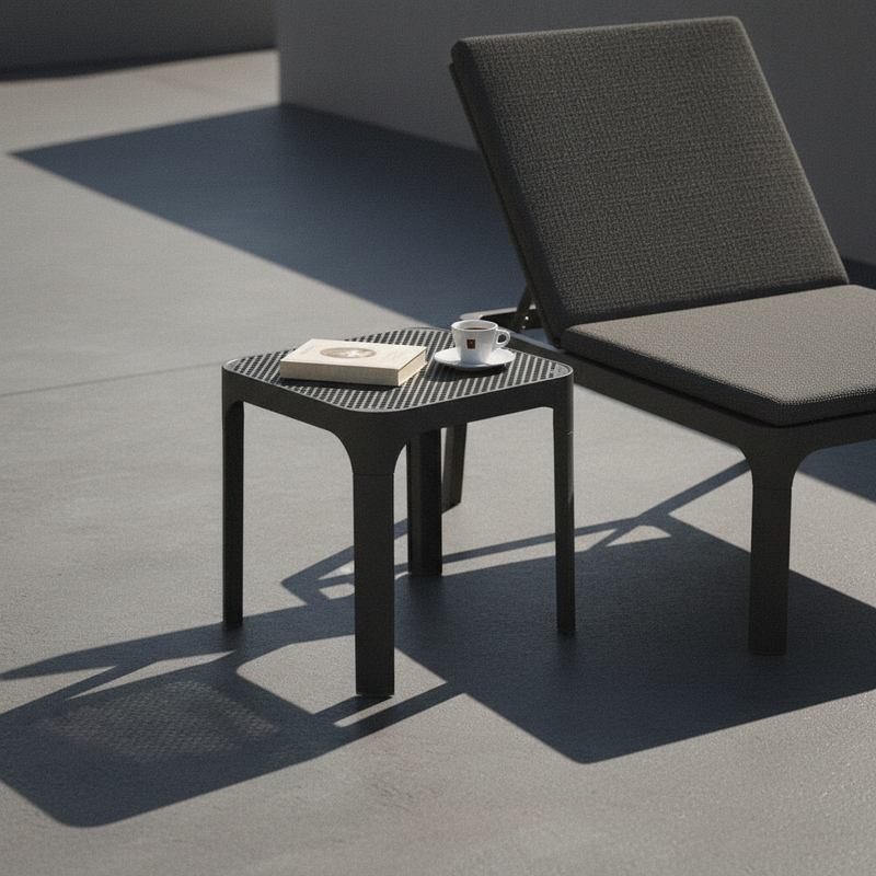 Scena 1 – Terrazza moderna cemento lounge