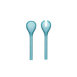 Zani Serafino Salad Servers Me Synth Methacrylate Turquoise