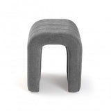 Versa Sgabello Imbottito Grigio Chiaro