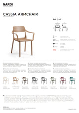 Nardi Cassia Armchair, Maya Color