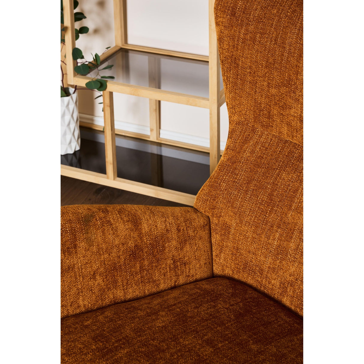 Dimo Melania Armchair in Ocra Fabric