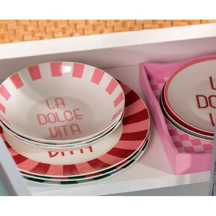 Ad Trend Sunny Flat Plate Porcelain Ø 27.5 cm Assorted New Bone China 1 Piece