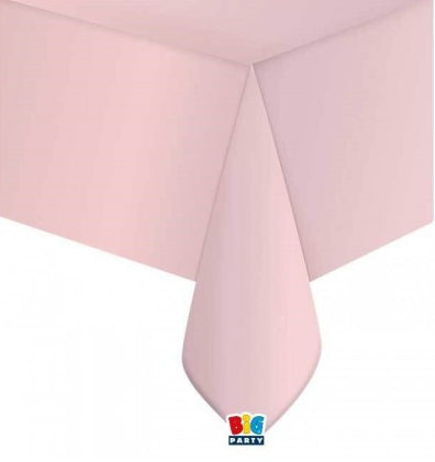 Big Party Non-Woven Tablecloth 160 x 260 cm Powder Pink