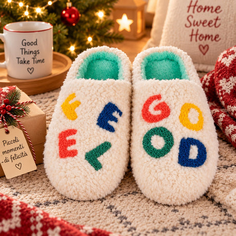 WD LifeStyle Christmas Slippers Feel Good Size L/XL – Perfect Christmas Gift Idea