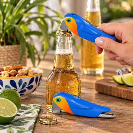 WD LifeStyle Blue Parrot Bottle Opener – Decorative Bottle Opener Gift Idea