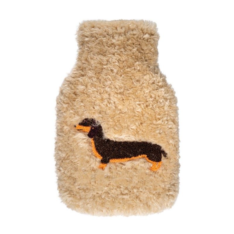 WD LifeStyle Borsa Riscaldante Bouclé Bassotto – Idea Regalo Natale