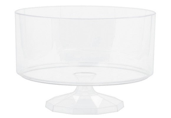 Round Transparent Plastic Container 15 x 11 cm