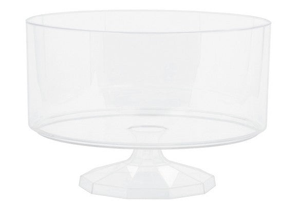 Round Transparent Plastic Container 18 x 13 cm