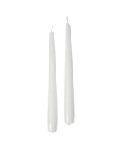 Cereria Di Giorgio Conical Candles Ø 2.2 cm H. 25 cm (10 pcs) - White