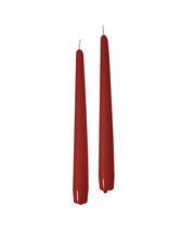 Cereria Di Giorgio Conical Candles Ø 2.2 cm H. 25 cm (10 pcs) - Red