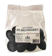 Cereria Di Giorgio Floating Candles Ø 4.5 cm H. 2.7 cm (20 pcs) - Black