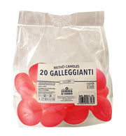 Cereria Di Giorgio Floating Candles Ø 4.5 cm H. 2.7 cm (20 pcs) - Red