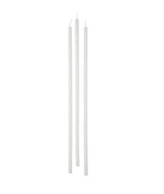 Cereria Di Giorgio Candles Stem Ø 0.9 cm H. 37 cm (12 pcs) - White