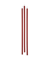 Cereria Di Giorgio Candles Stem Ø 0.9 cm H. 37 cm (12 pcs) - Red