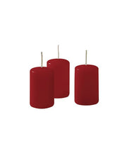Cereria Di Giorgio Candles Ø 4 cm H. 7 cm (12 pcs) - Red