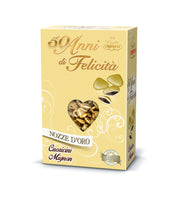 Crispo Sugared Almonds 500 gr Gold Hearts Mignon