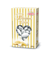 Crispo Sugared Almonds White 400 gr Pelatina Etna